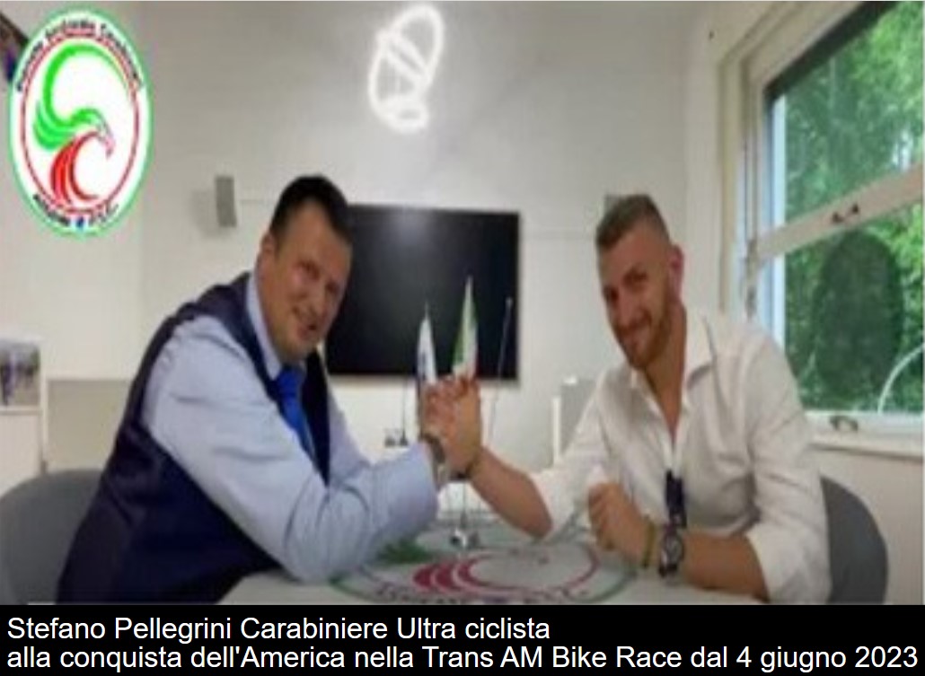 053 - Stefano Pellegrini Carabiniere Ultra ciclista alla conquista dell'America nella Trans AM Bike Race dal 4 giugno 2023